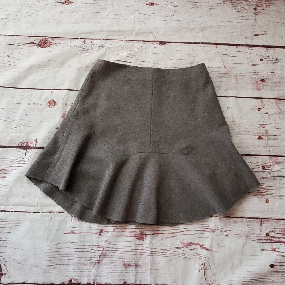 {sold on vinted} Madewell Atelier Gray Wool Skirt Size 6